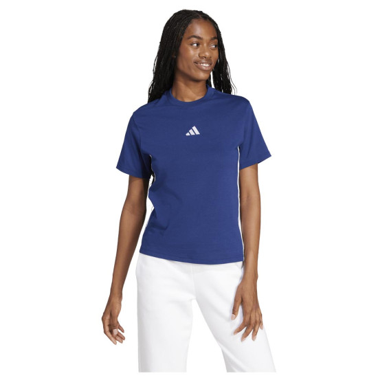 Adidas Γυναικεία κοντομάνικη μπλούζα Essentials 3-Stripes Cotton Tee